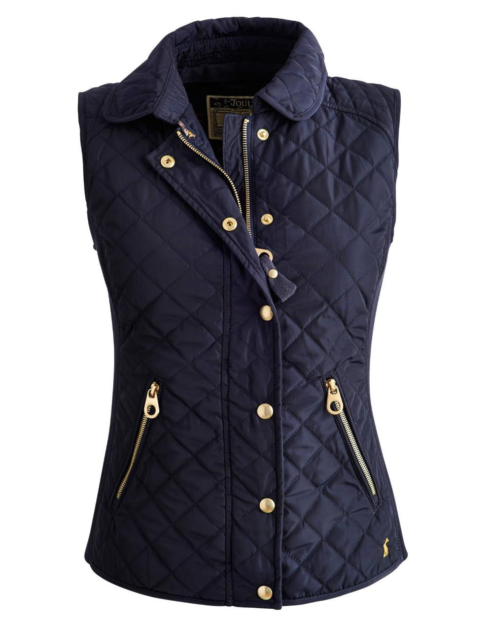 Vests are a necessity whether you ride or you don't. For riders, it's a great layer to keep us just a little warmer on those chilly days while maintaining our riding style. This Braemar Quilted Vest by Joules features gold hardware to make it a little dressier so it can be worn in the barn and elsewhere.