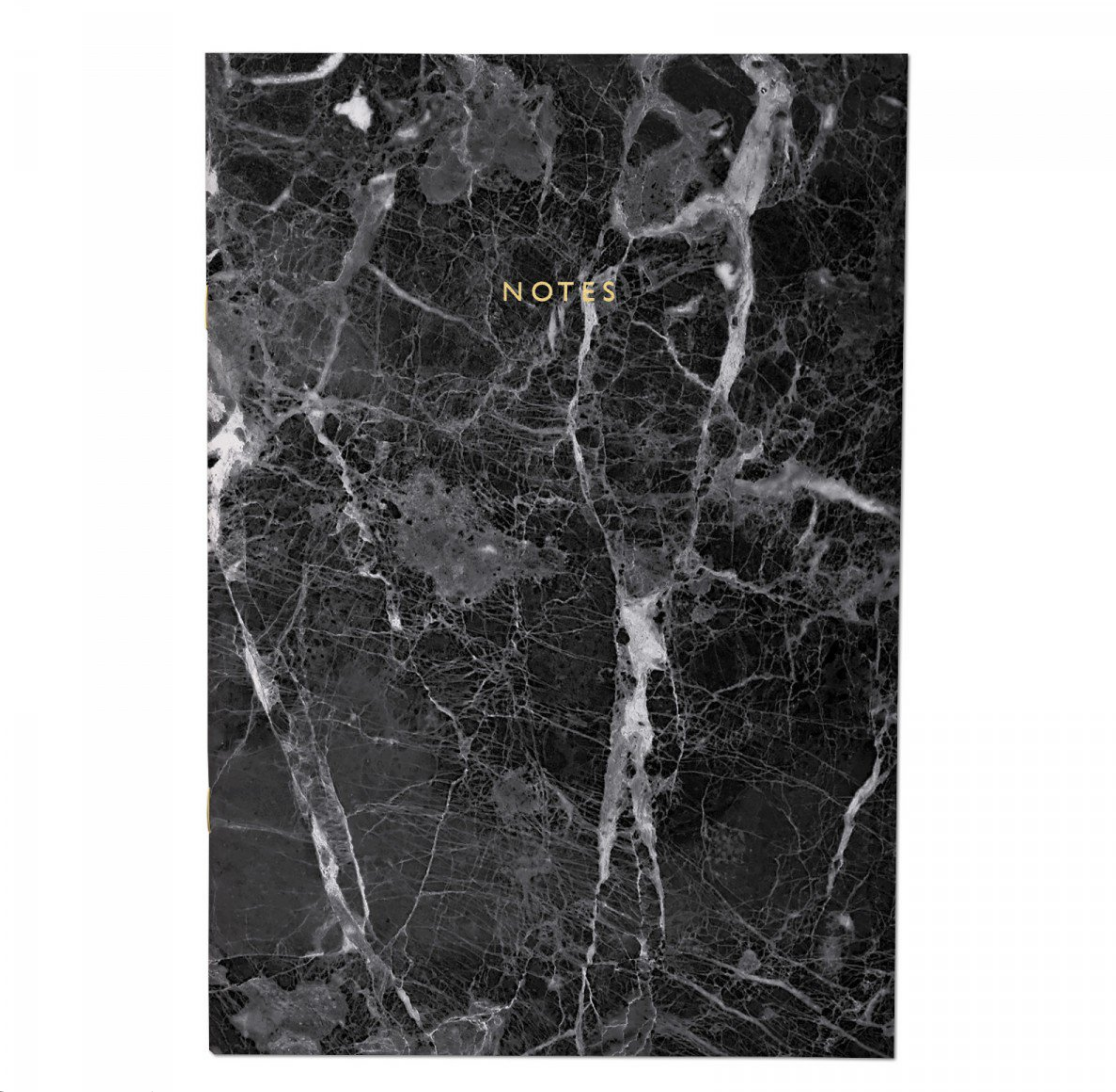 This Black Marble Notebook makes note-taking so much more stylish and fun. It looks like a chunk of high-end countertop that you can carry around anywhere with you.