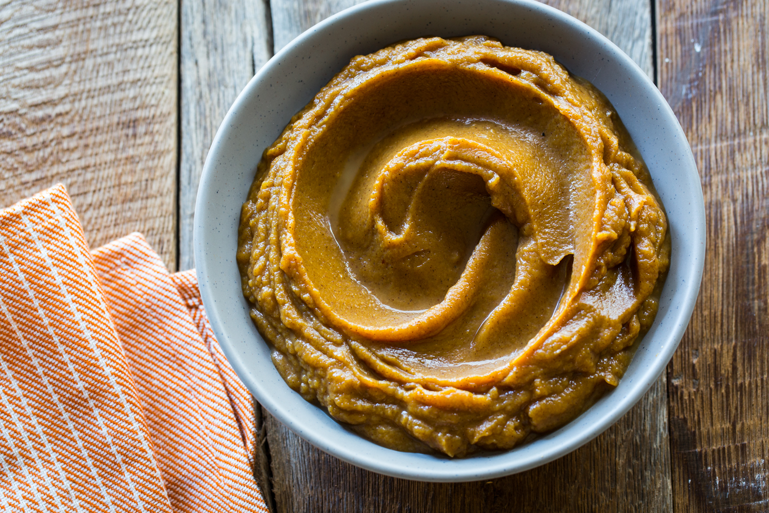 Nut butters are all the rage right now, with almond butter and cookie butter really taking off, but I think the new frontrunner shoud be Pumpkin Butter . This would be incredible to dip apples in, or slather on a sandwich to add some rich, fall flavor.