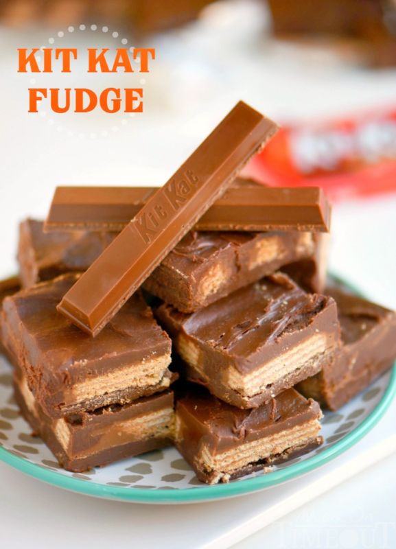Why not end the ongoing debate about how to properly eat a Kit Kat, and just decide that the unanimous best way is in homemade Kit Kat Fudge . It literally adds an extra layer of dense, rich chocolate around the crispy wafers to make every bite that much more indulgent.