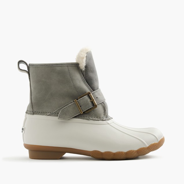 There will likely be rainy days in the fall when the temperature drops lower than we'd like it to, so these Sperry Shearwater Short Pull-on Boots