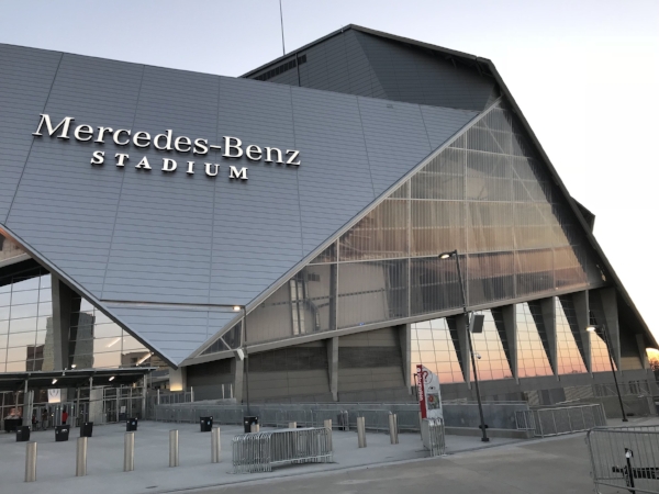 Atlanta's Mercedes-Benz Stadium, where it all began and ended.