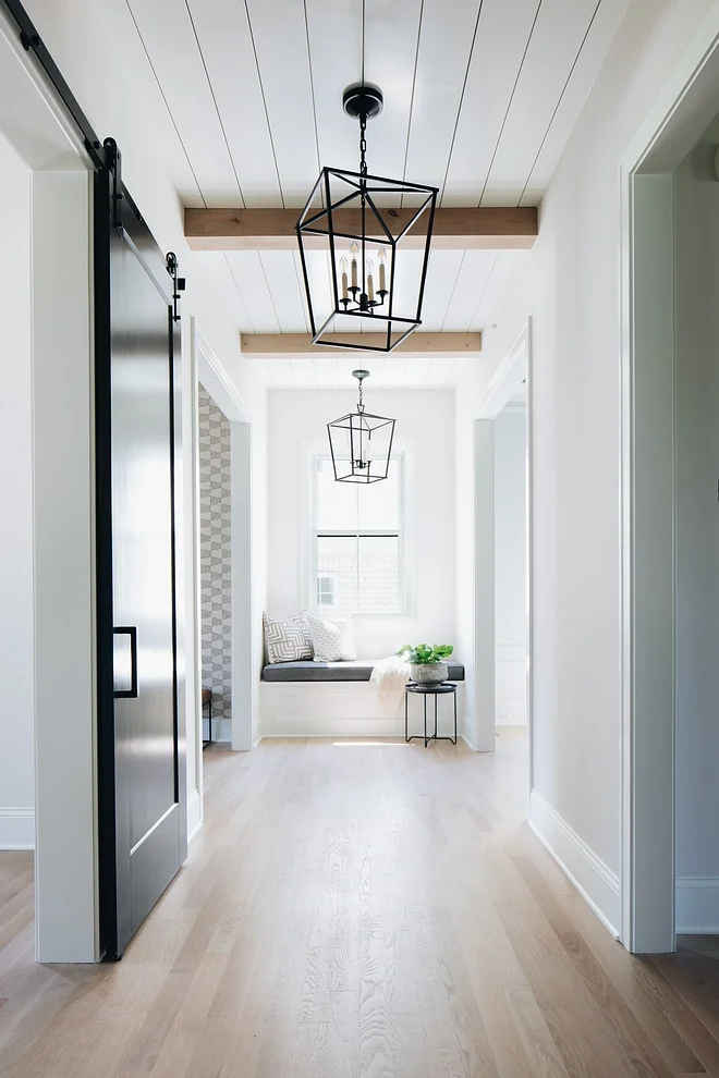 Floors are White Oak with custom stain – Floor Stain – Minwax 2 Parts Weathered Grey and 1 Part Country White