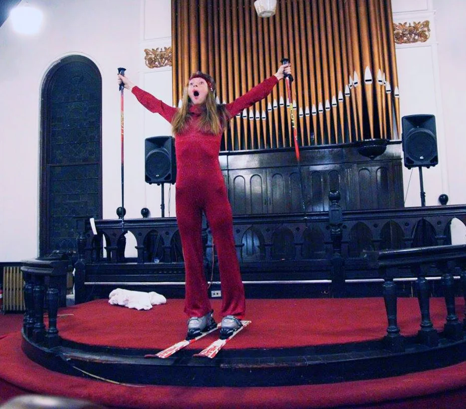 "Shred the Prayer" part of 15 Performances in an Hour , Neu Kirche Contemporary Art Center, Pittsburgh, PA 