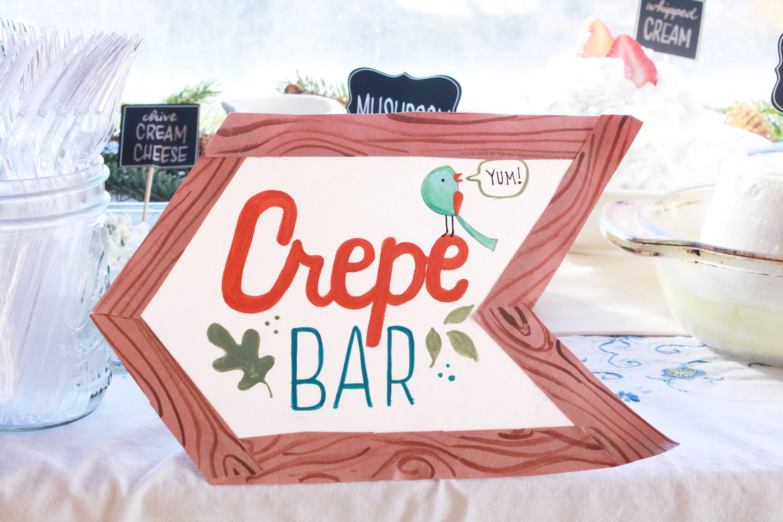 Woodland baby shower