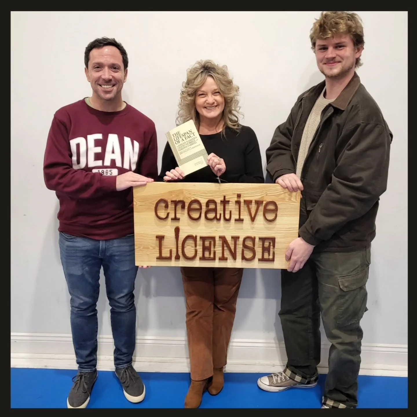 We're baaaaaaack! 🌟
.
Please meet our very talented cast of this January's Lifespan of a Fact!  Tickets go on sale Thanksgiving weekend with a very special Black Friday sale, so keep your eyes peeled! 👀
From left: Ian LaChance as John, Lisa Bryk as