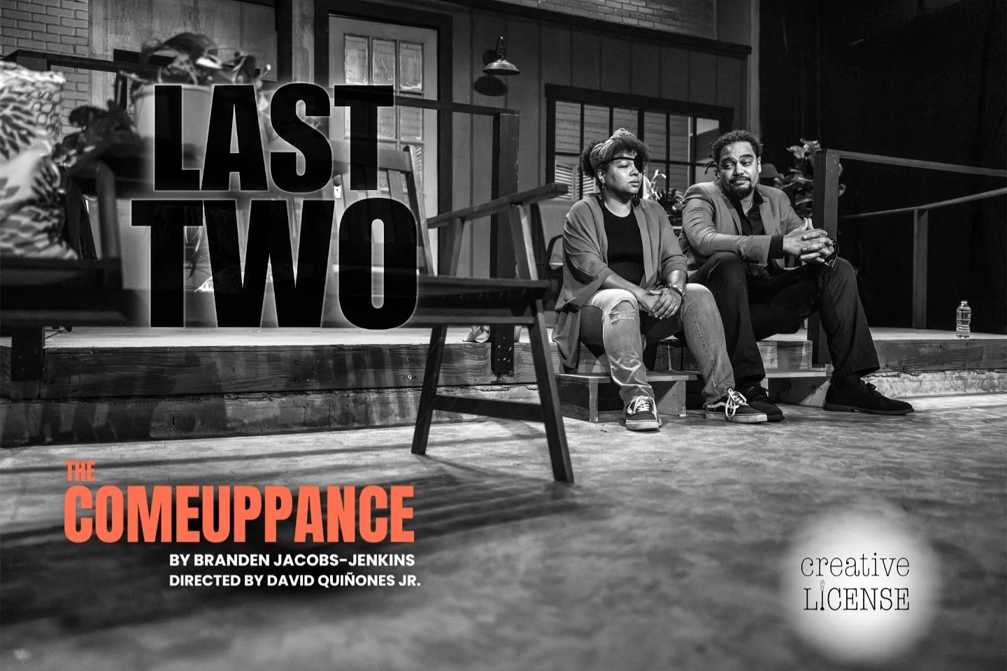 The show starts and ends with these two. But we hope the final two performances end with you.

Only two shows left. Tonight at 7:30pm and tomorrow at 2pm. Don&rsquo;t miss this regional premiere by Pulitzer Prize winning Playwright Branden Jacobs-Jen