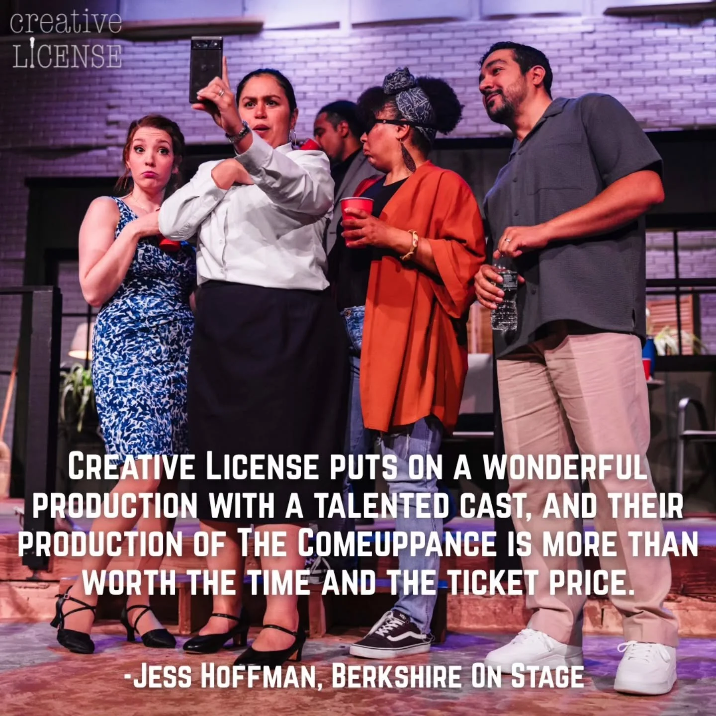 We're a HIT! 🎉
.
Check out what the critics are saying about THE COMEUPPANCE, then come see for yourself by grabbing your ticket for our final weekend, tomorrow-Sunday, at the link in our bio!