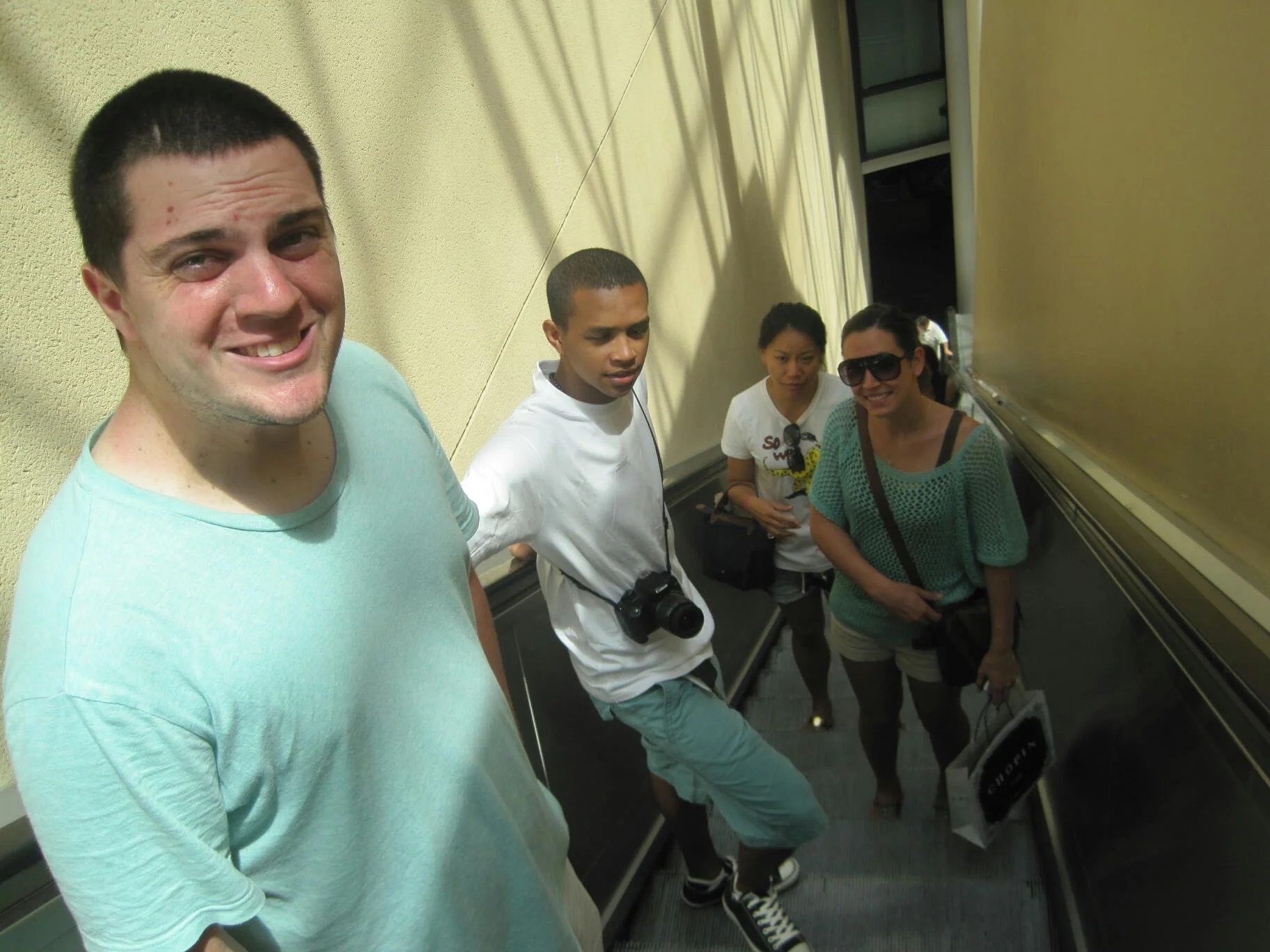 I didn't get the memo about the color. I'm also sure this was an accident. 
