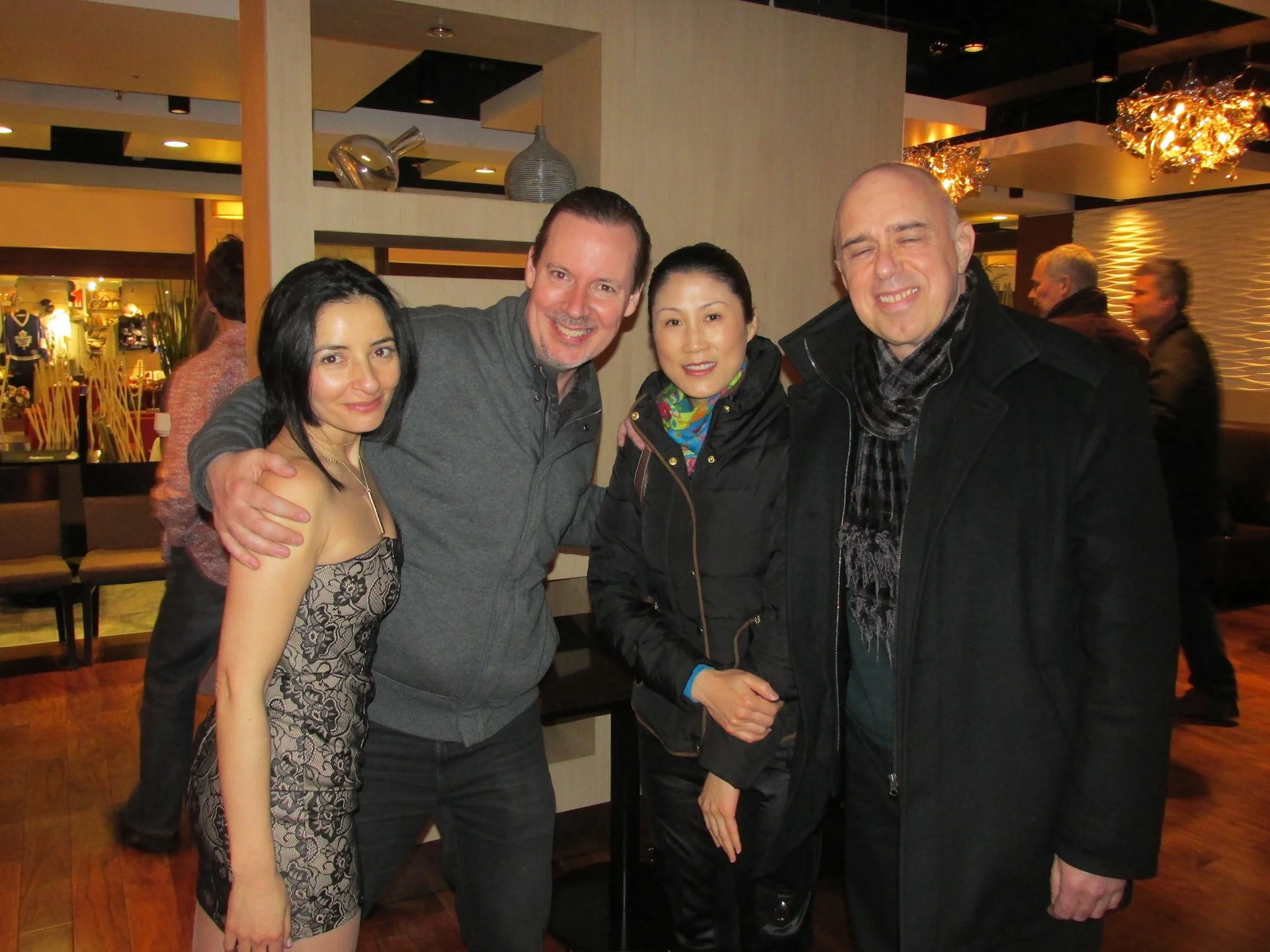 (Right to Left) Rick Shea With Guest, Dave Murphy & Eve Kinizo