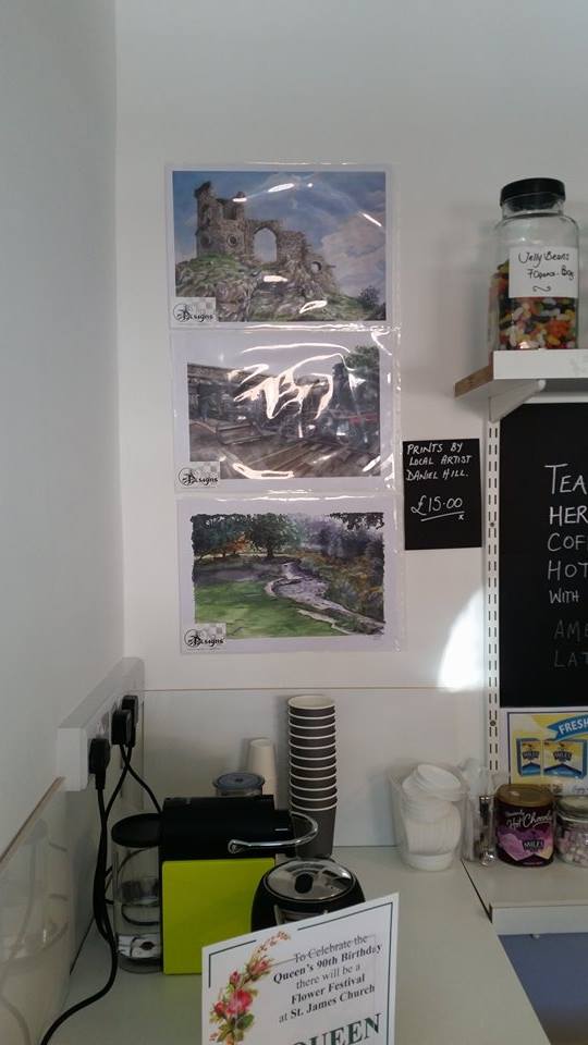 'Mow Cop Castle', 'loughborough Train Station' and 'Bradgate Park' prints can now be found at DD's on The Corner in Macclesfield ~£12 each