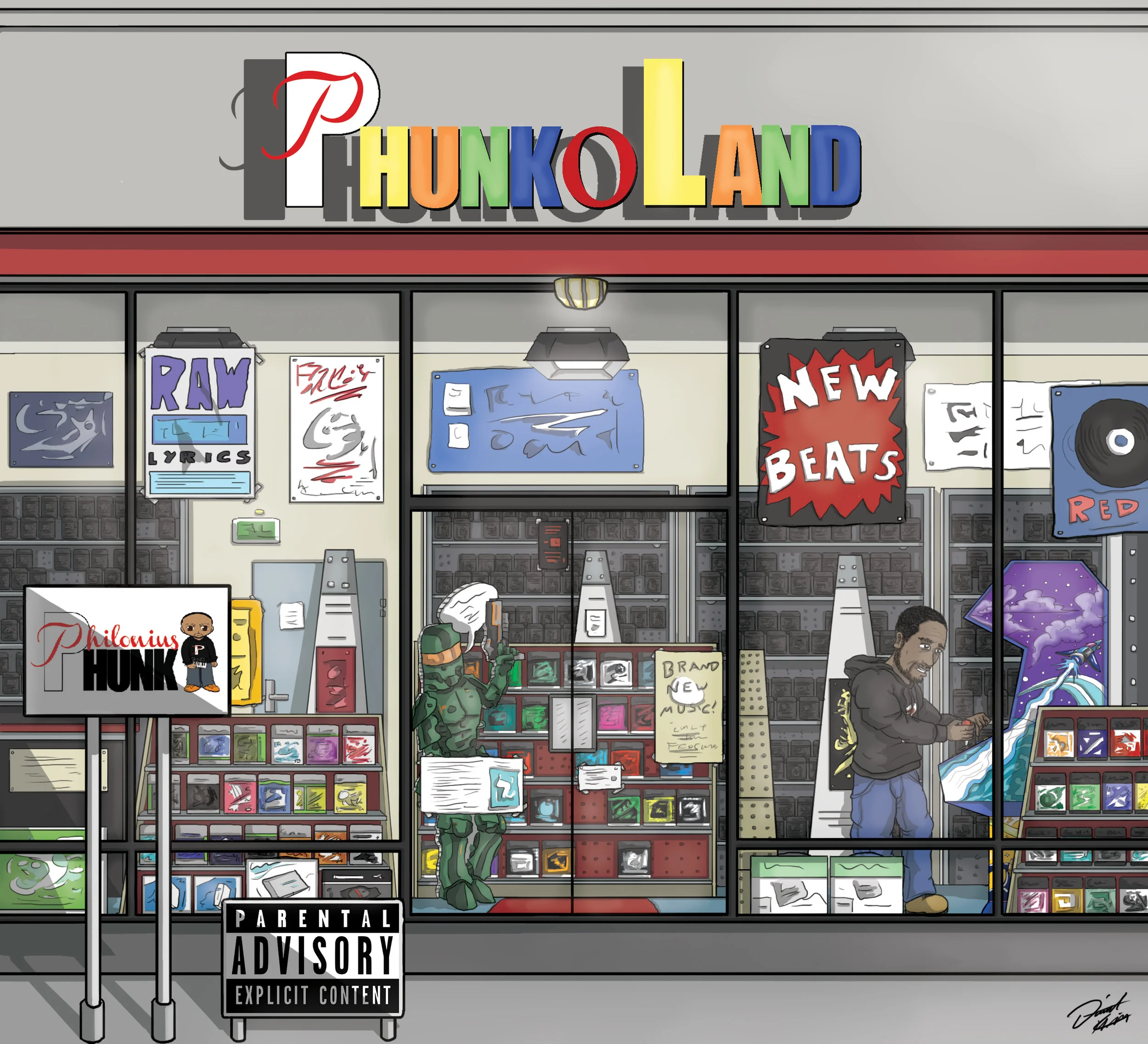 Phunkoland By Philonius Phunk was a fun nostalgia trip into the old game stores we used to peruse the latest games as kids. 