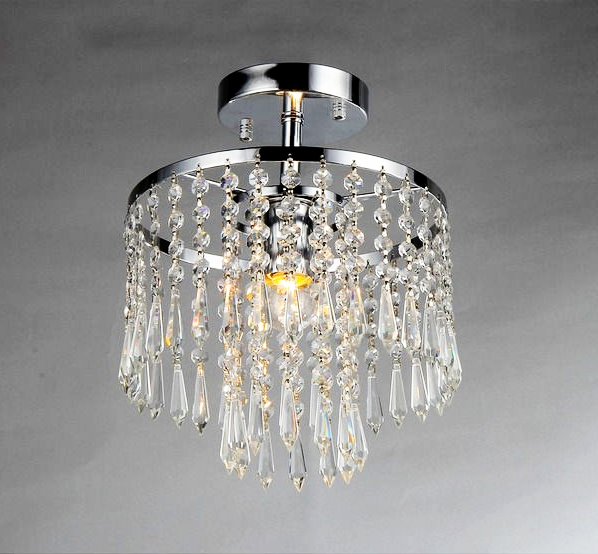 I found this lovely chanelier on Overstock for $69. It required a bit of assembly but didn't take more than 30 minutes.