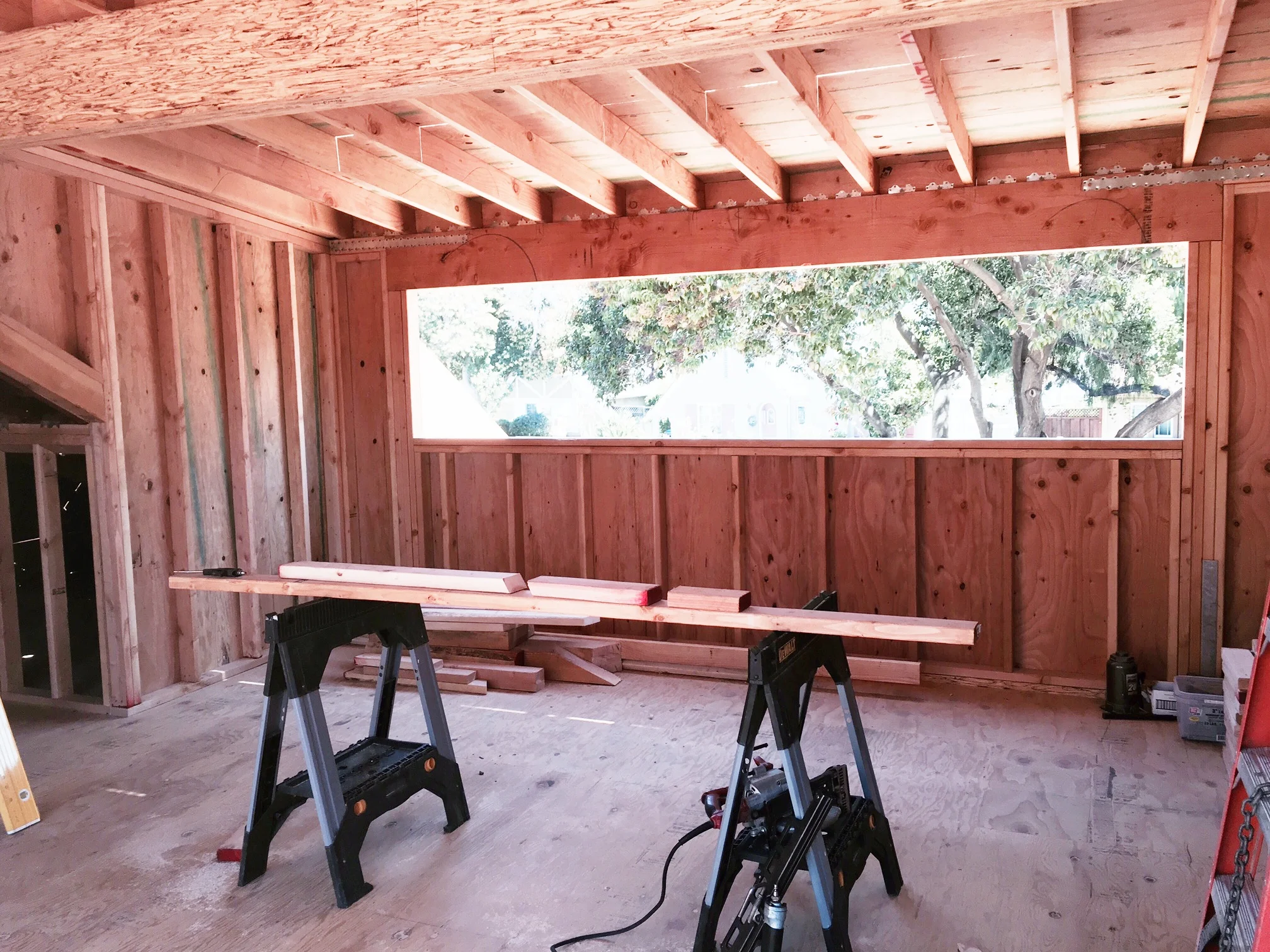 This is the main space of the master suite which will occupy the bed, side tables, etc.