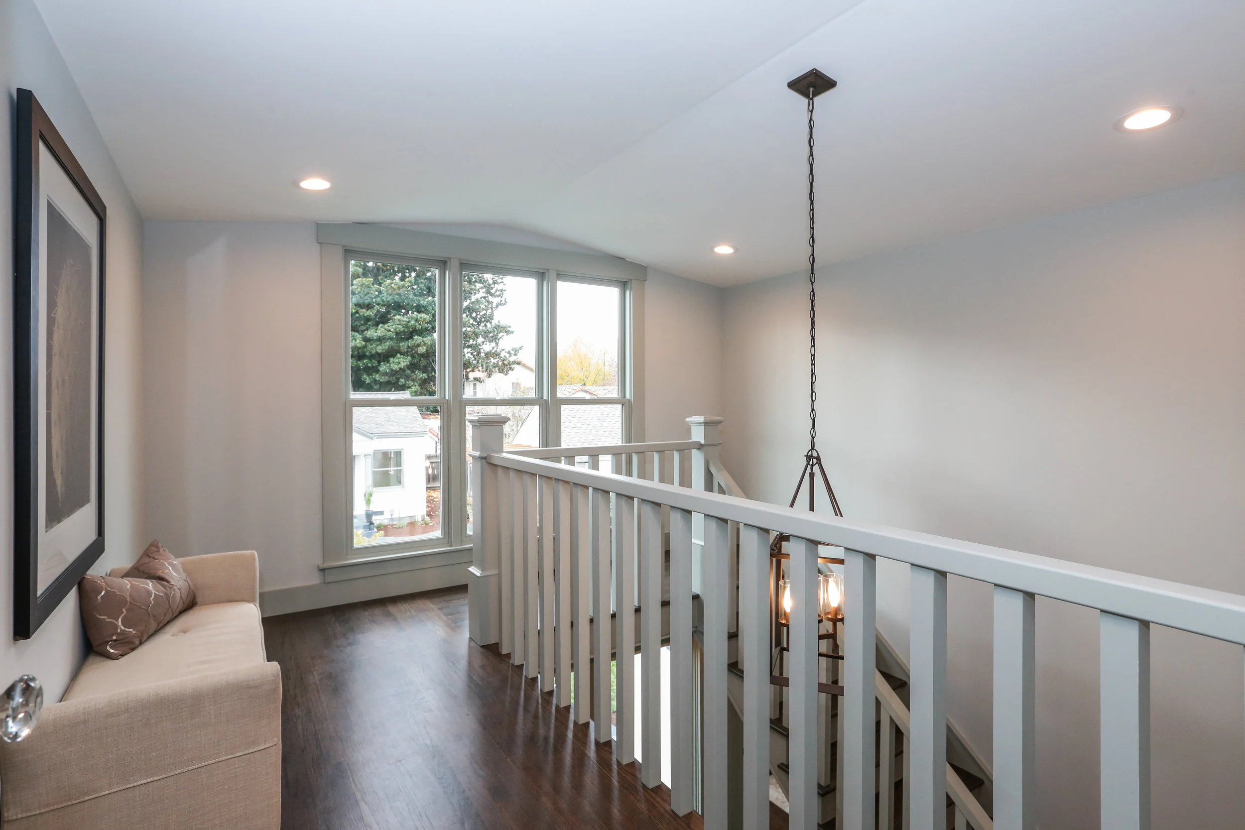 Main house ceiling throughout: White Dove (flat)