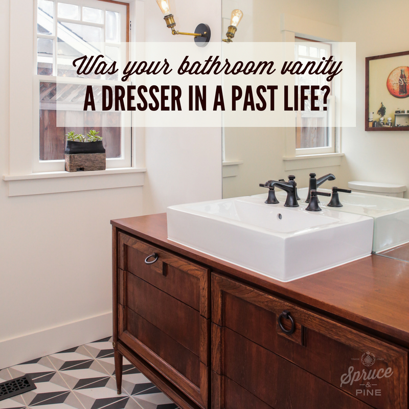 Flipping Houses Home Renovation In, How To Make A Bathroom Vanity From Dresser