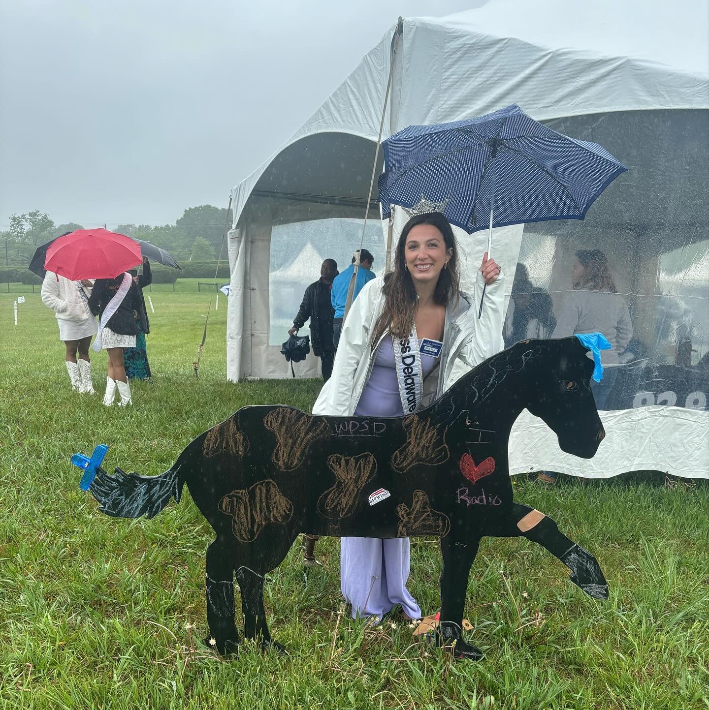 A little rain didn&rsquo;t stop us from having the best day at Point to Point!! 
From watching the ponies run, to the kids&rsquo; stick horse race, to seeing the dogs from the Brandywine SPCA, we had such a nice event with so many of our local titleh
