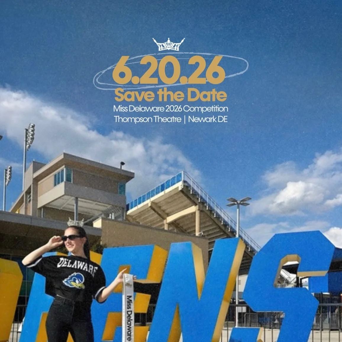 We&rsquo;ve got spirit &mdash; and a brand new venue. 👑

June 19-20 | Thompson Theatre at Roselle Center for the Arts, University of Delaware | Newark, DE

#GoHens #MissDelaware2026