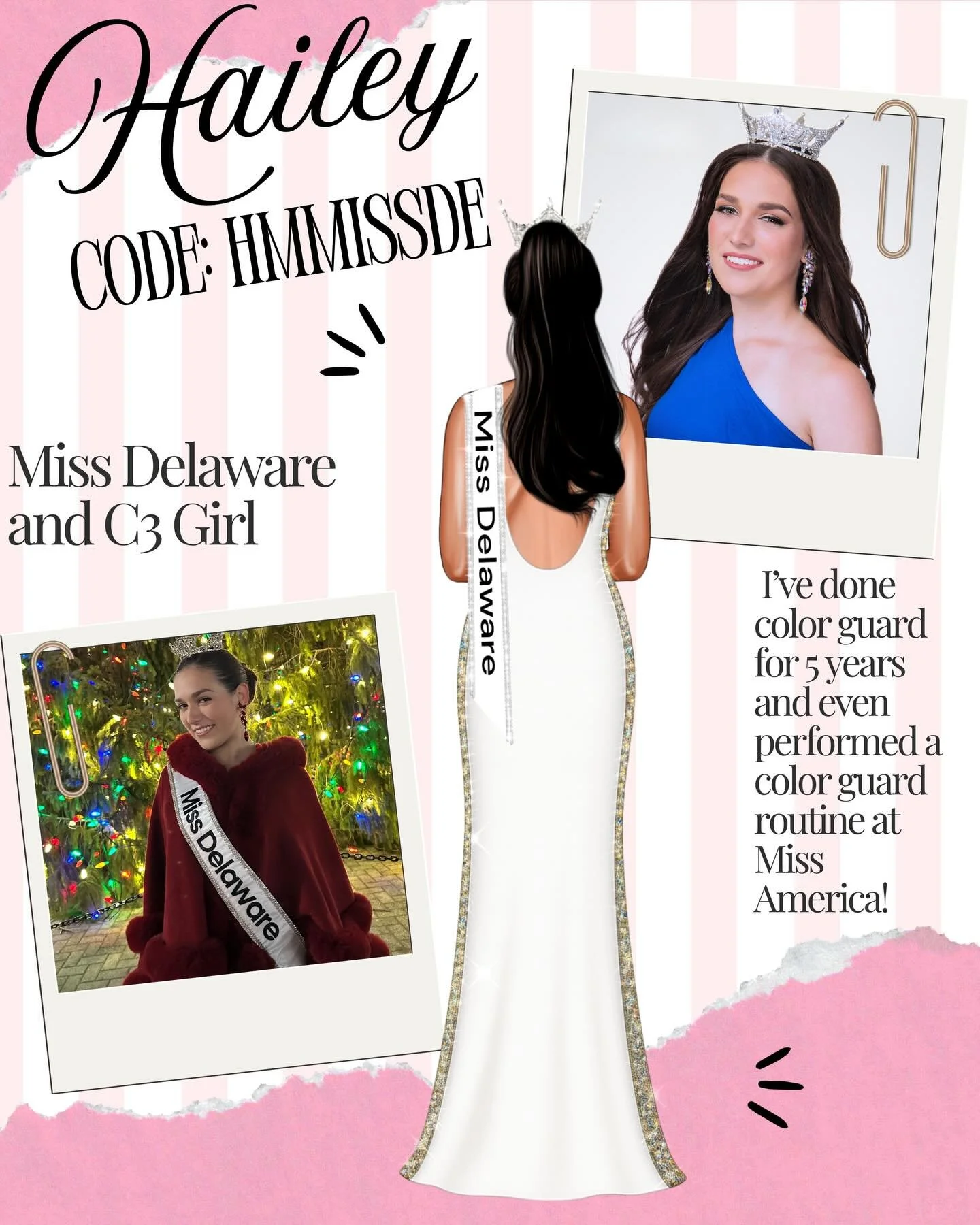 ✨ I&rsquo;m so excited to start this year off as a C3 Girl! ✨ 

Step into 2026 with customized pageant merch from @crownedcreativeco and use code HMMISSDE for 10% off your order! 

#c3girl