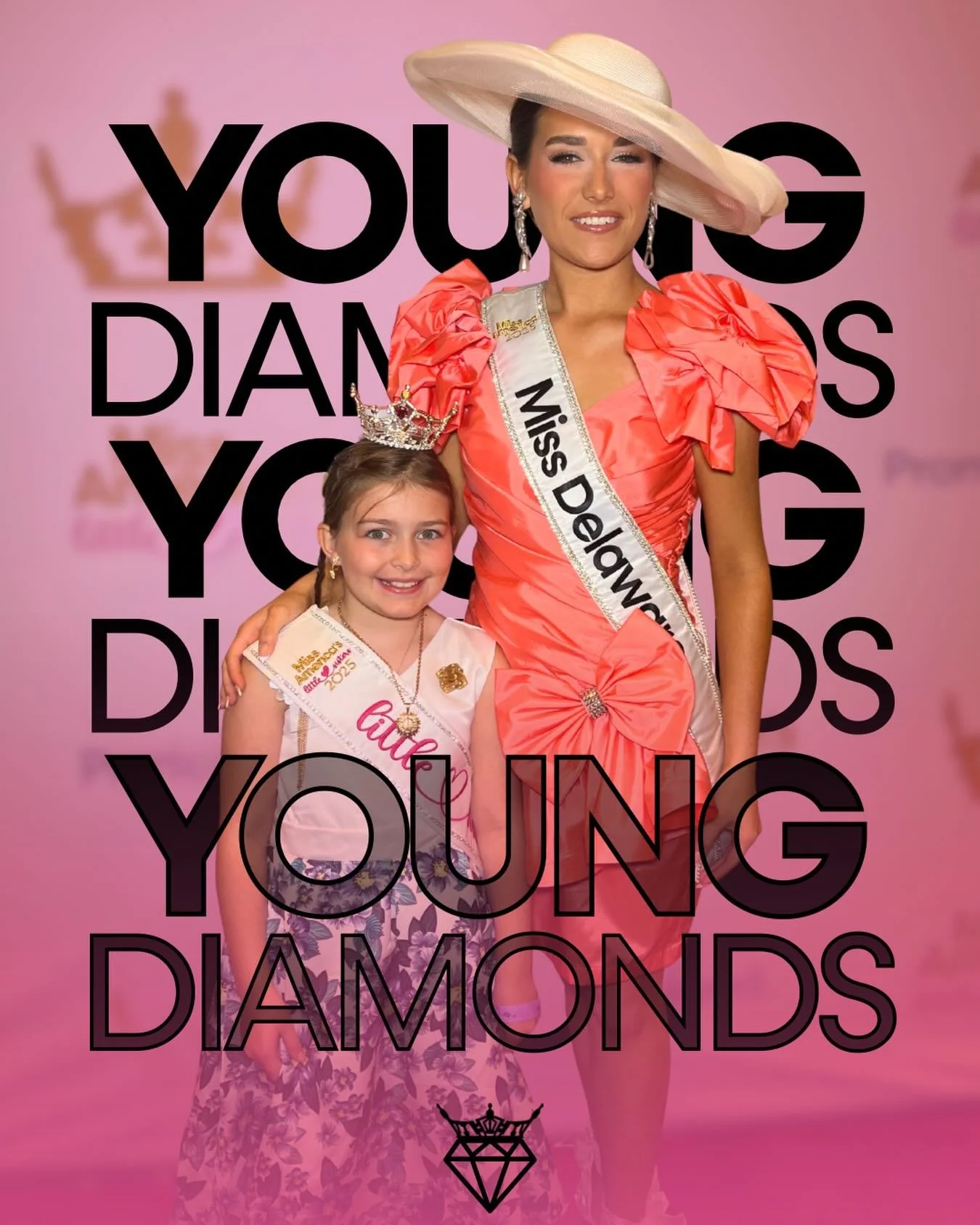 The Miss Delaware&rsquo;s Young Diamonds Program is an official state chapter of the Miss America's 'Little Sisters' Mentoring Program, an extraordinary opportunity for young girls age 5-13 to participate in the Miss America and Miss America's Teen p