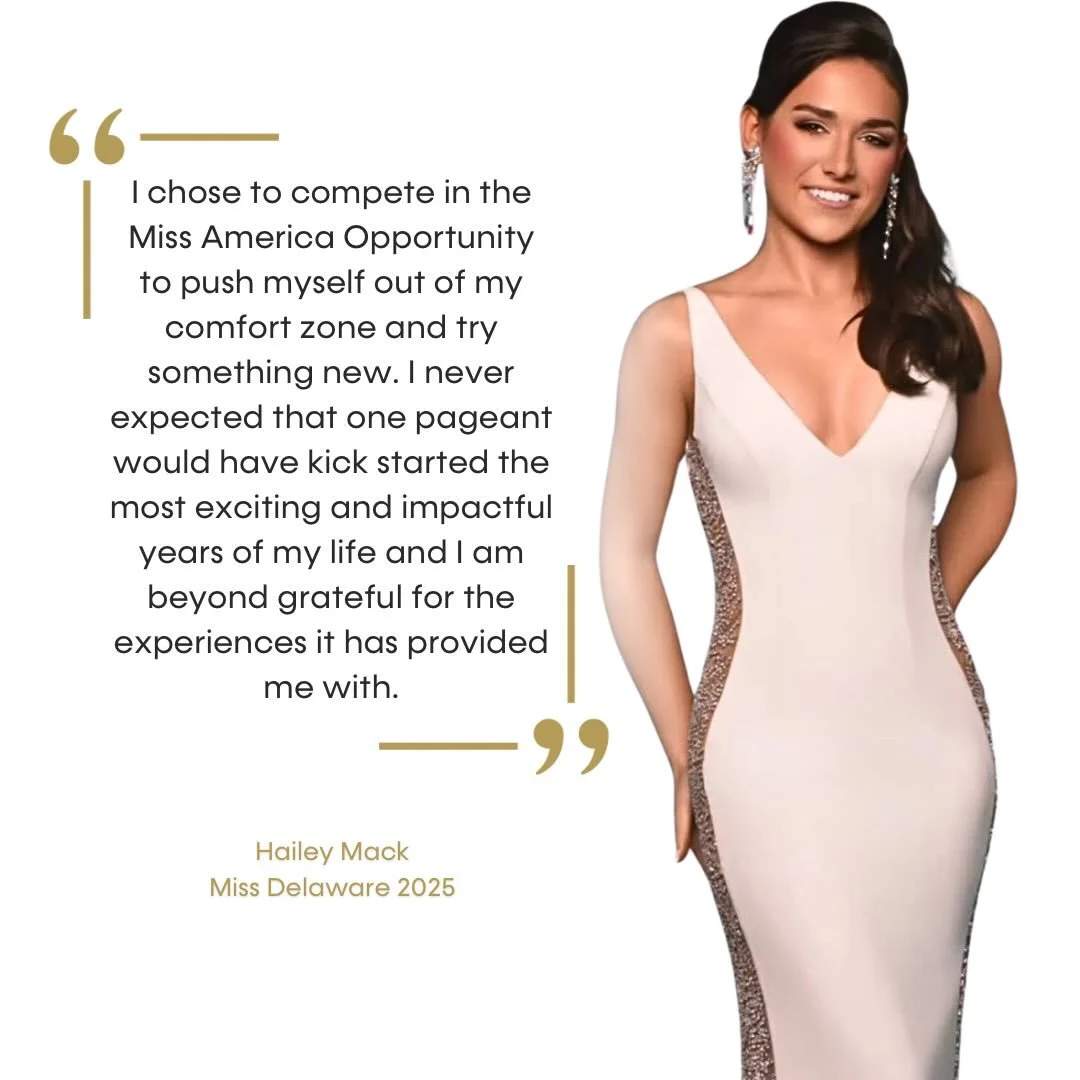 Sign up today! MissDE.org/join-us

#WomensHERstory #MissDE85 #MissAmericaOpportunity