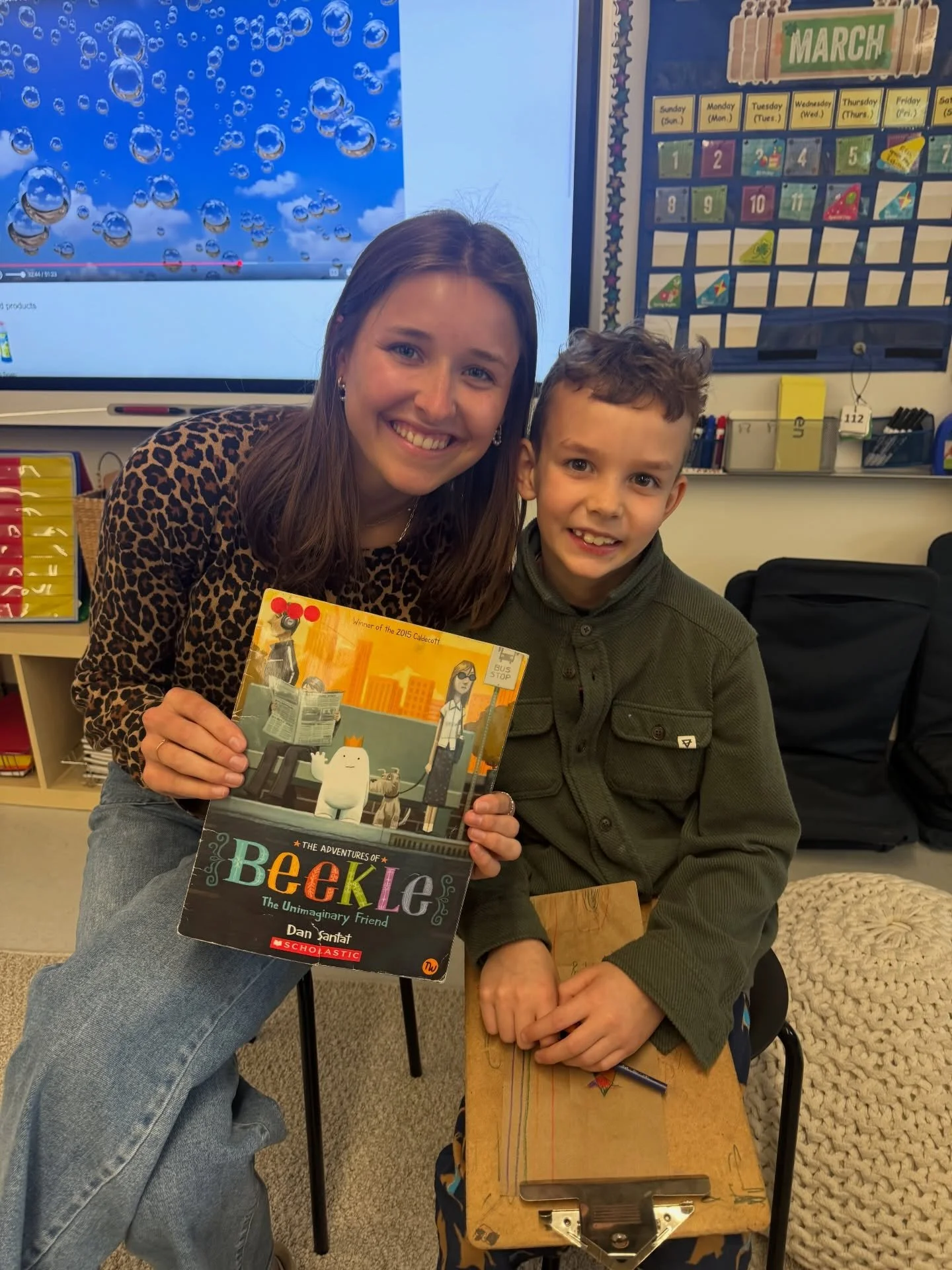 Yesterday I visited my alma mater, @wilmington_friends - and had the honor of being my little cousin&rsquo;s special guest reader. It was so fun joining him and his 2nd grade class to share some stories right before they headed off for spring break.
