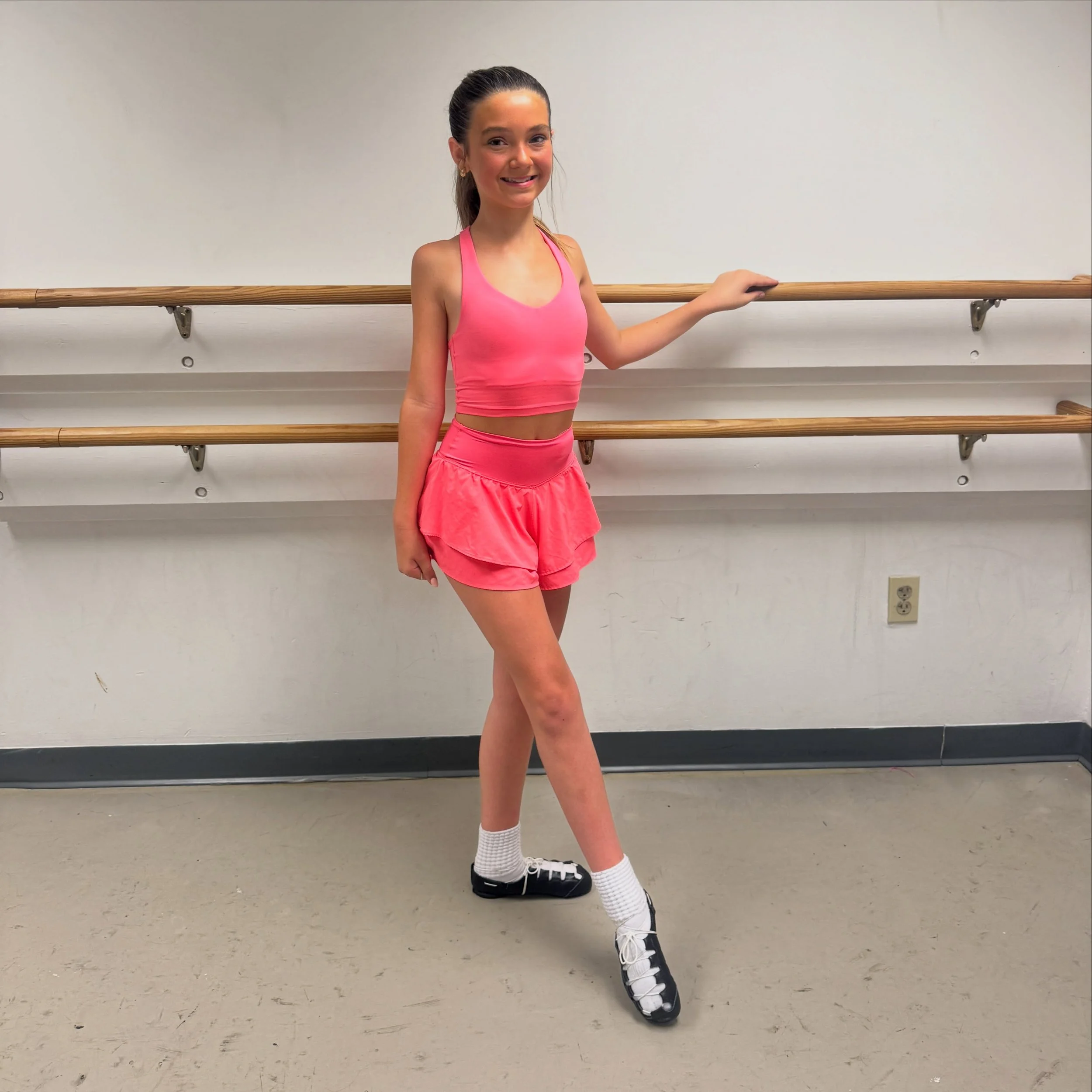 Working hard at my all day Irish Dance Intensive @westfallboyleorourke 💛🖤