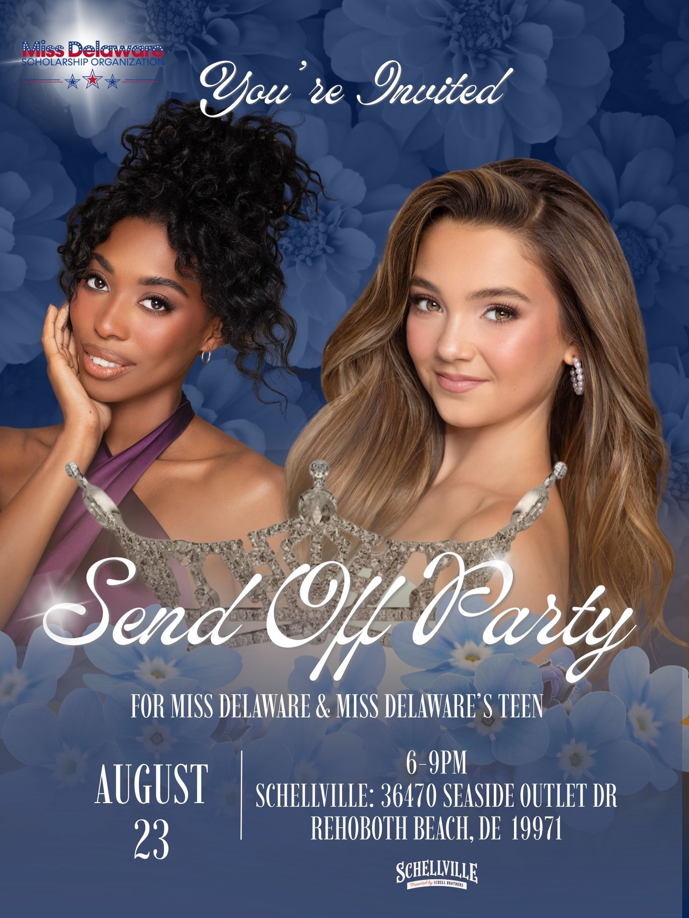 Let&rsquo;s send our queens off with all the love and support Delaware can show them before they head to Florida to compete for Miss America &amp; Miss America&rsquo;s Teen! Join us for our 2026 Send Off Party ✨ FREE to attend
&bull;August 23rd at Sc