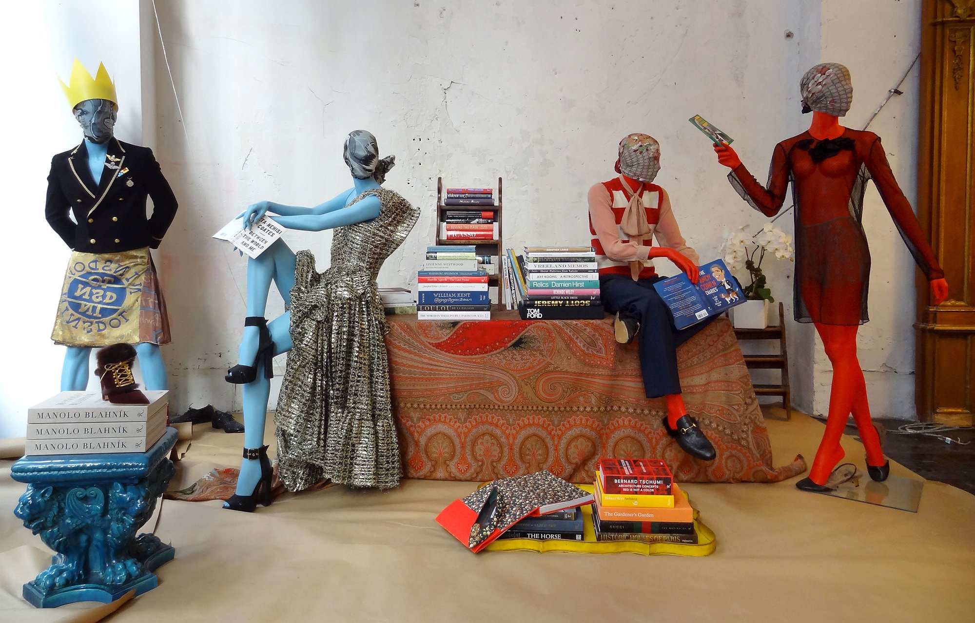 Andre Leon Talley's window display. Photos Courtesy of Vogue 