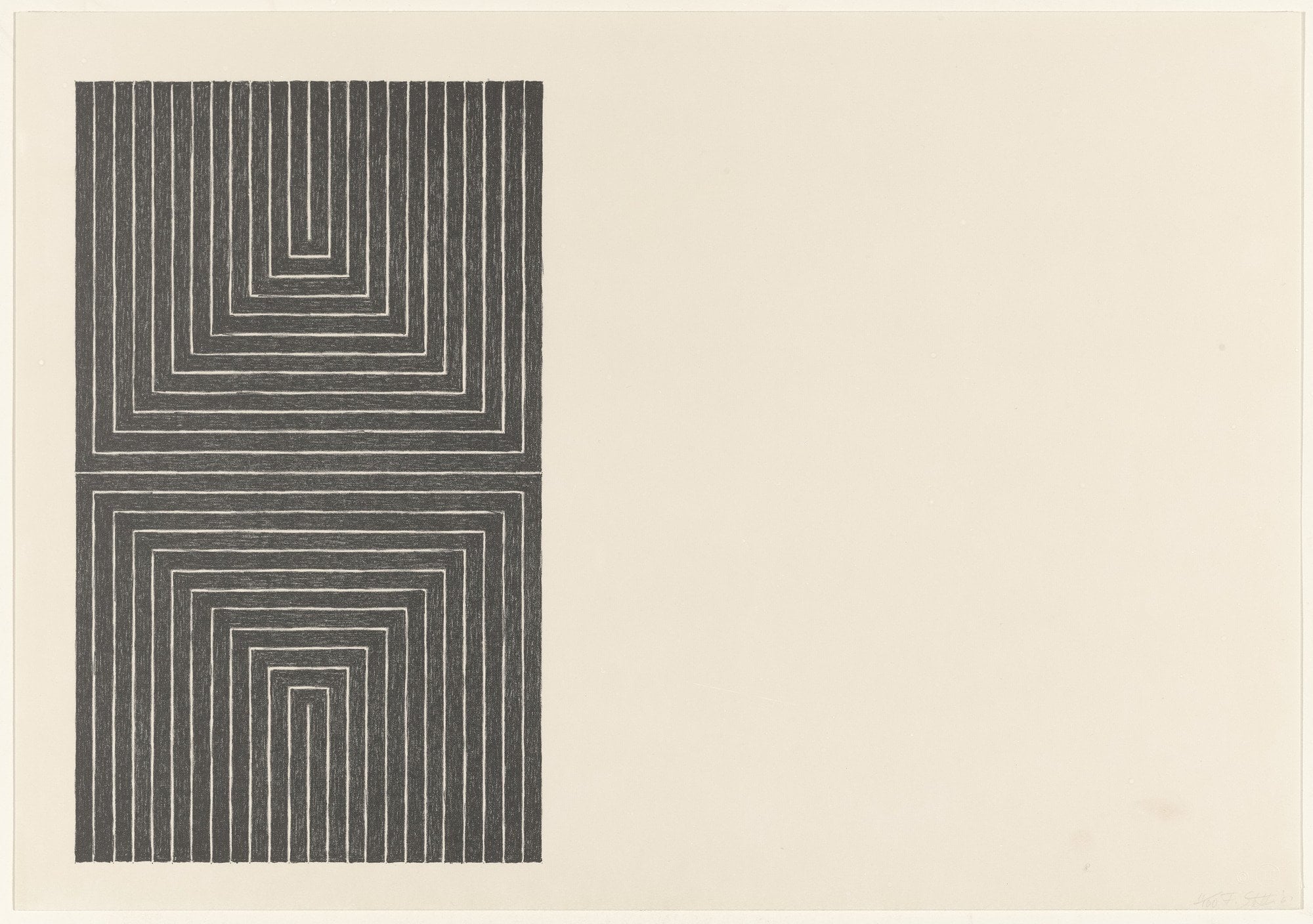 Frank Stella , Arundel Castle from Black Series I 1967