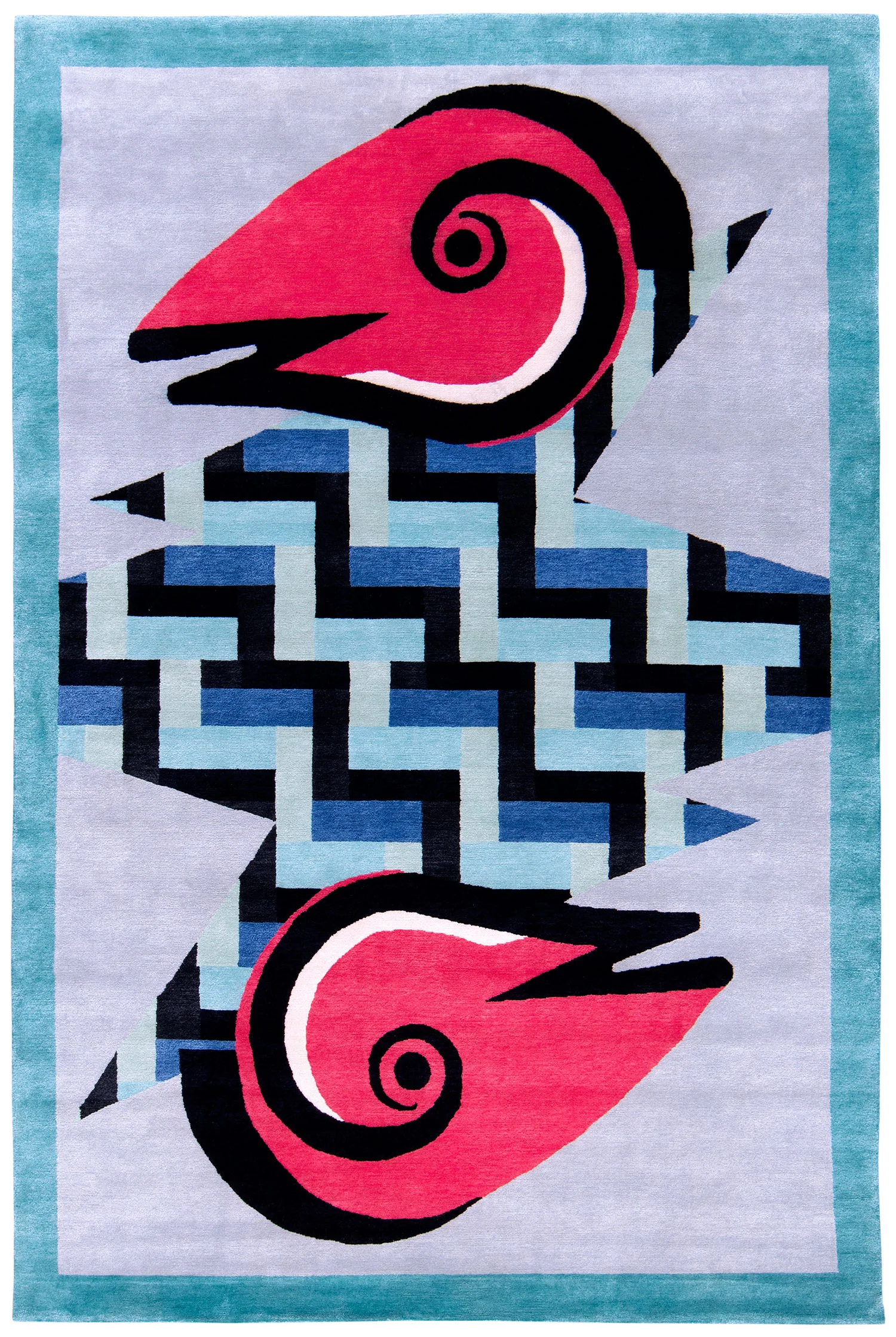 Rasuwa - 6' x 9' - silk and wool twill