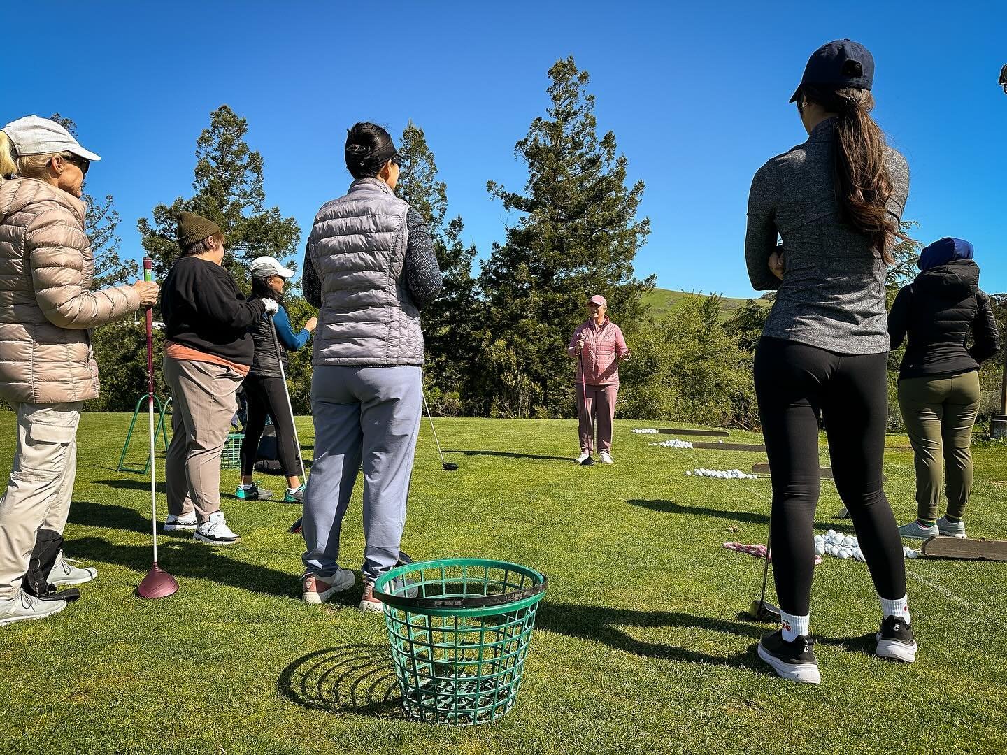 Fall group classes are on! Every Saturday through November. Get a head start now⛳️ #womensgolf #womensgolfclinic #bluerocksprings #vallejo #benicia