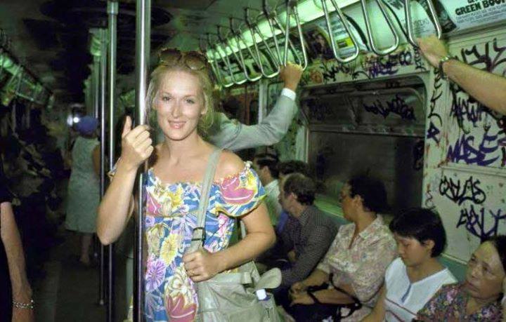 Meryl Streep, 1976 'This was me on my way home from an audition for King Kong where I was told I was too "ugly" for the part. This was a pivotal moment for me. This one rogue opinion could derail my dreams of becoming an actress or force me to pull myself up by the boot straps and believe in myself. I took a deep breath and said "I'm sorry you think I'm too ugly for your film but you're just one opinion in a sea of thousands and I'm off to find a kinder tide." Today I have 18 Academy Awards. : )'