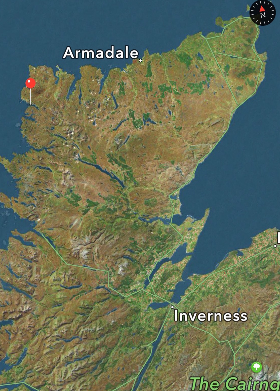 Kinlochbervie at the top of Scotland