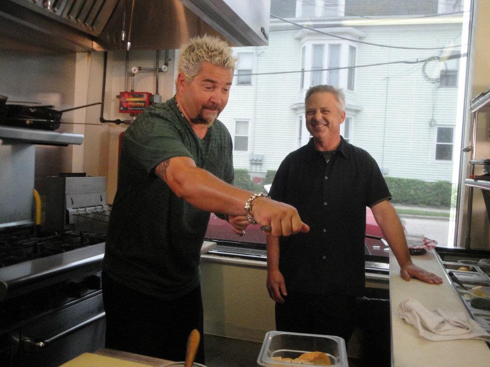 Guy Fieri and Chef John Walsh