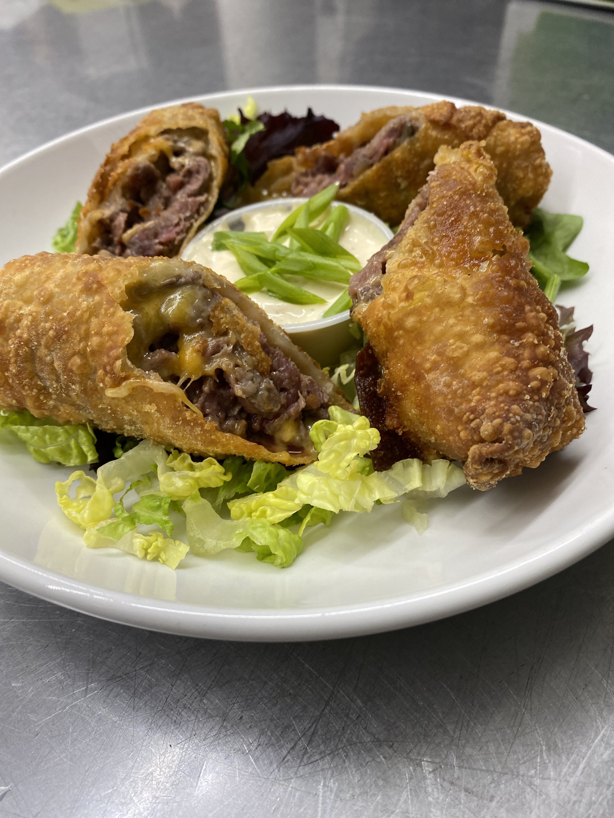 Steak & Cheese Egg Rolls