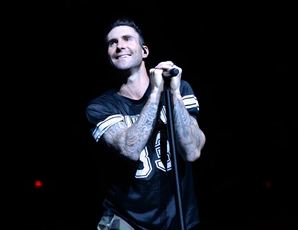 Adam Levine Hits Fan with Microphone and She Couldn't Be Happier