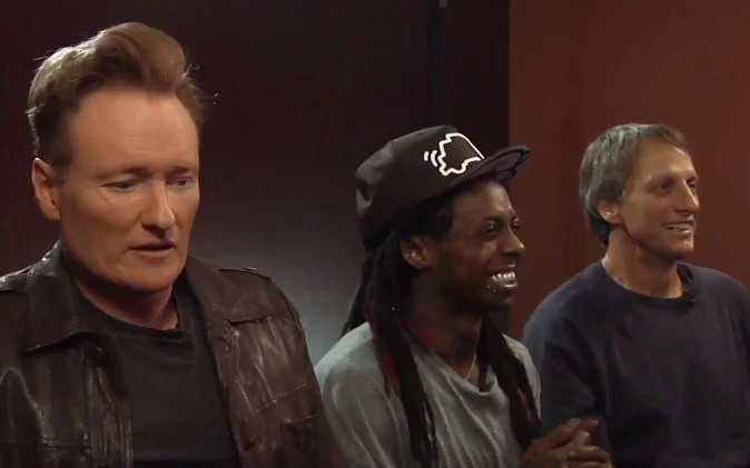 Watch Conan O'Brien, Tony Hawk, and Lil Wayne Play Tony Hawk's Pro Skater 5
