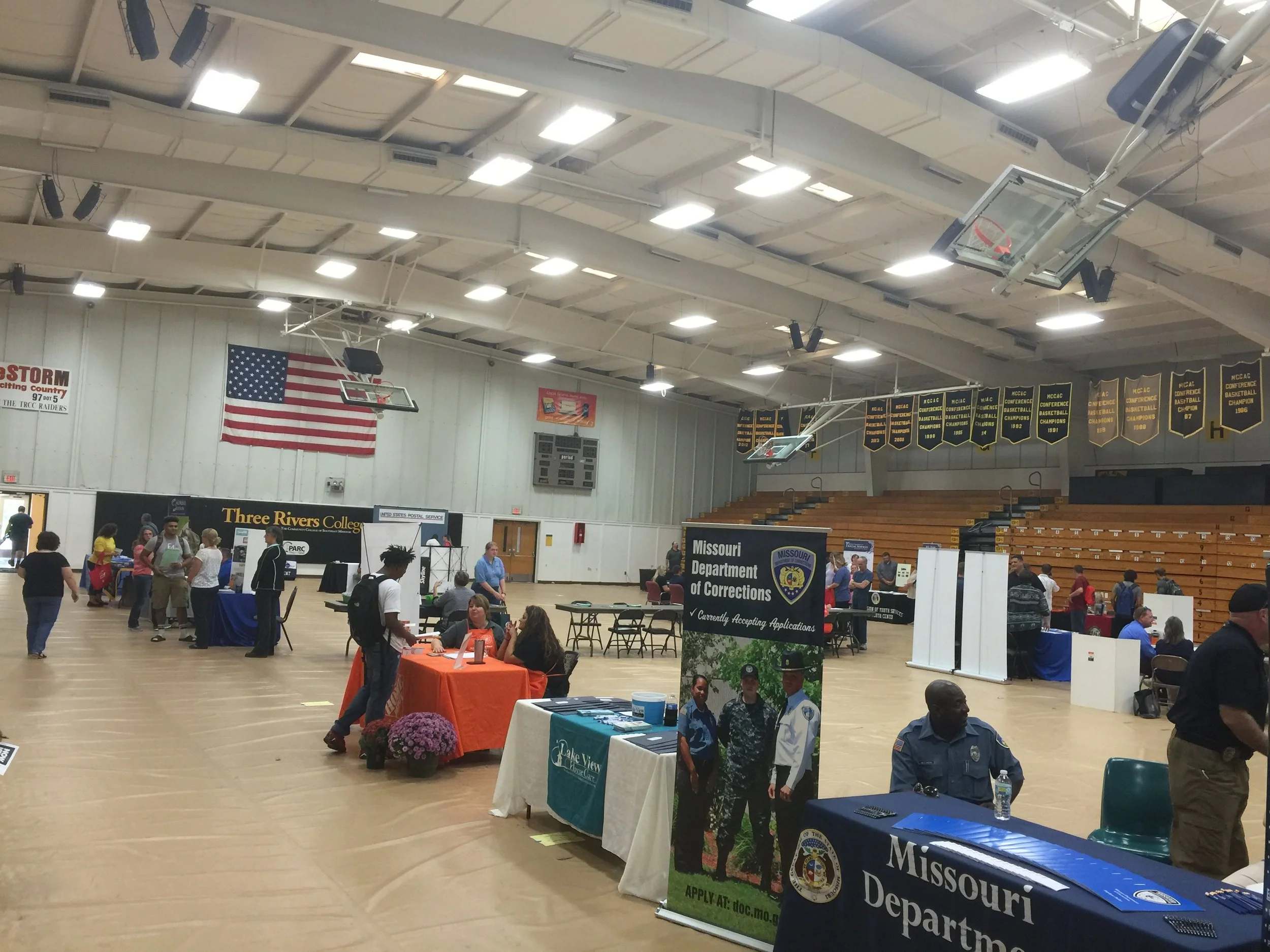 Every Booth Registered for 2016 Job Fair at the Bess Activity Center