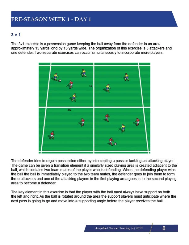 6 Week Preseason Training Plan — Amplified Soccer Training 6 Week Preseason Training Plan — Amplified Soccer Training