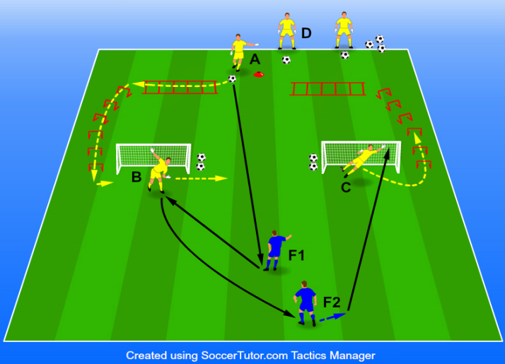 Goalkeeper Diving Drills