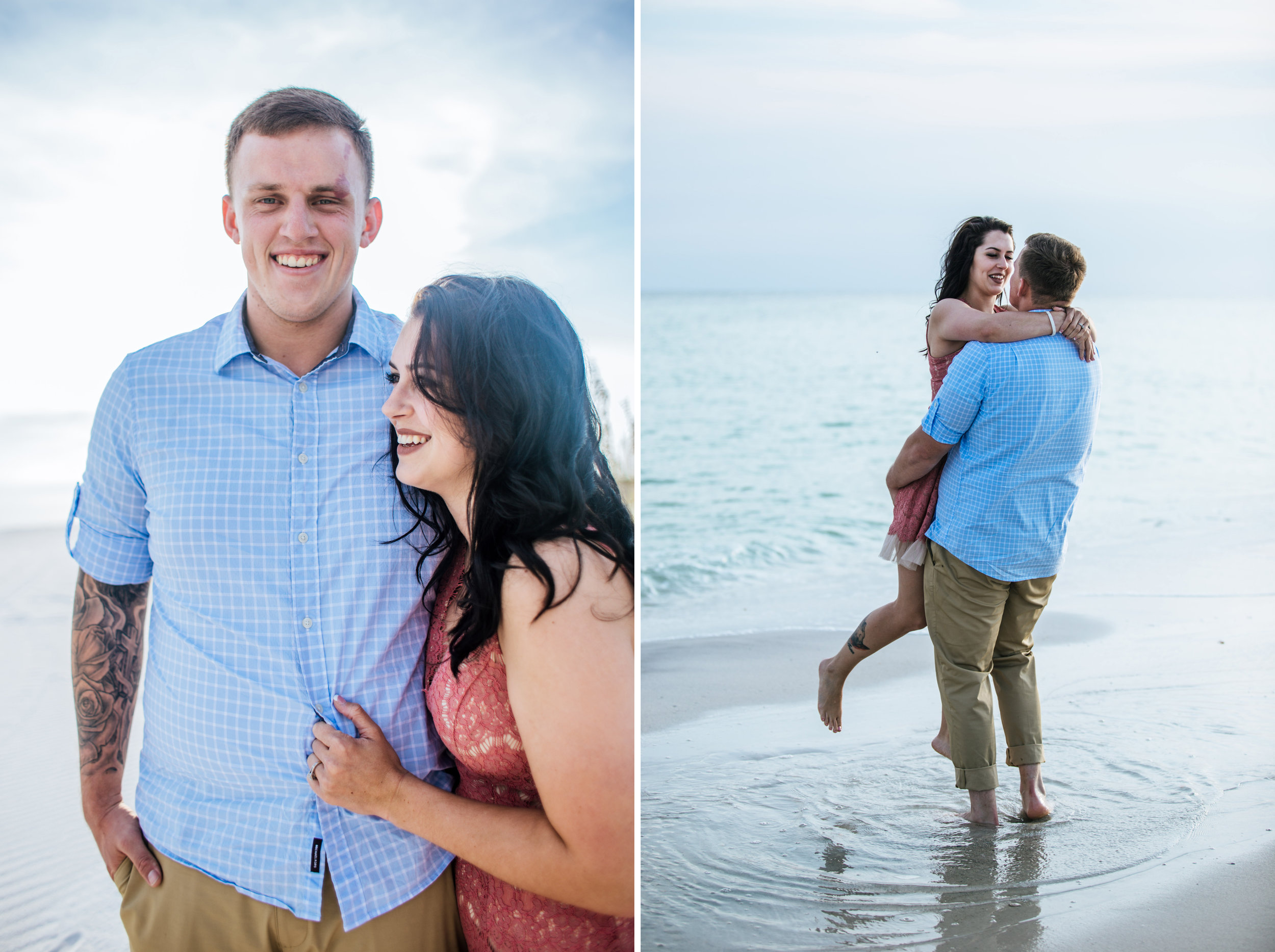 pensacola beach newlywed photos