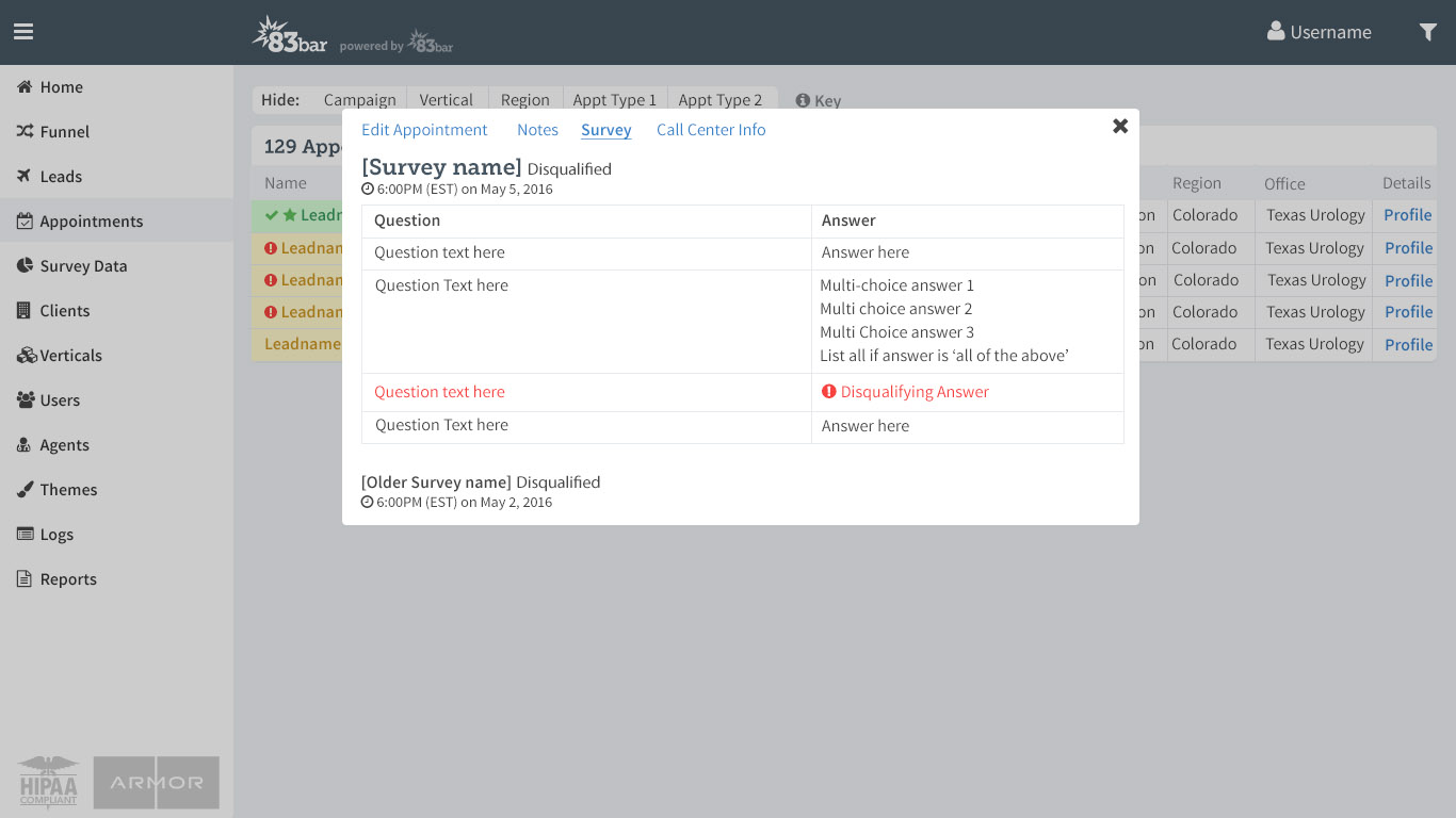 Form fill data