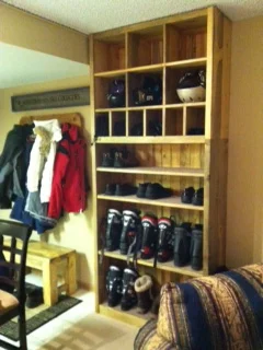 Custom Beetle Kill Pine Shelf Unit