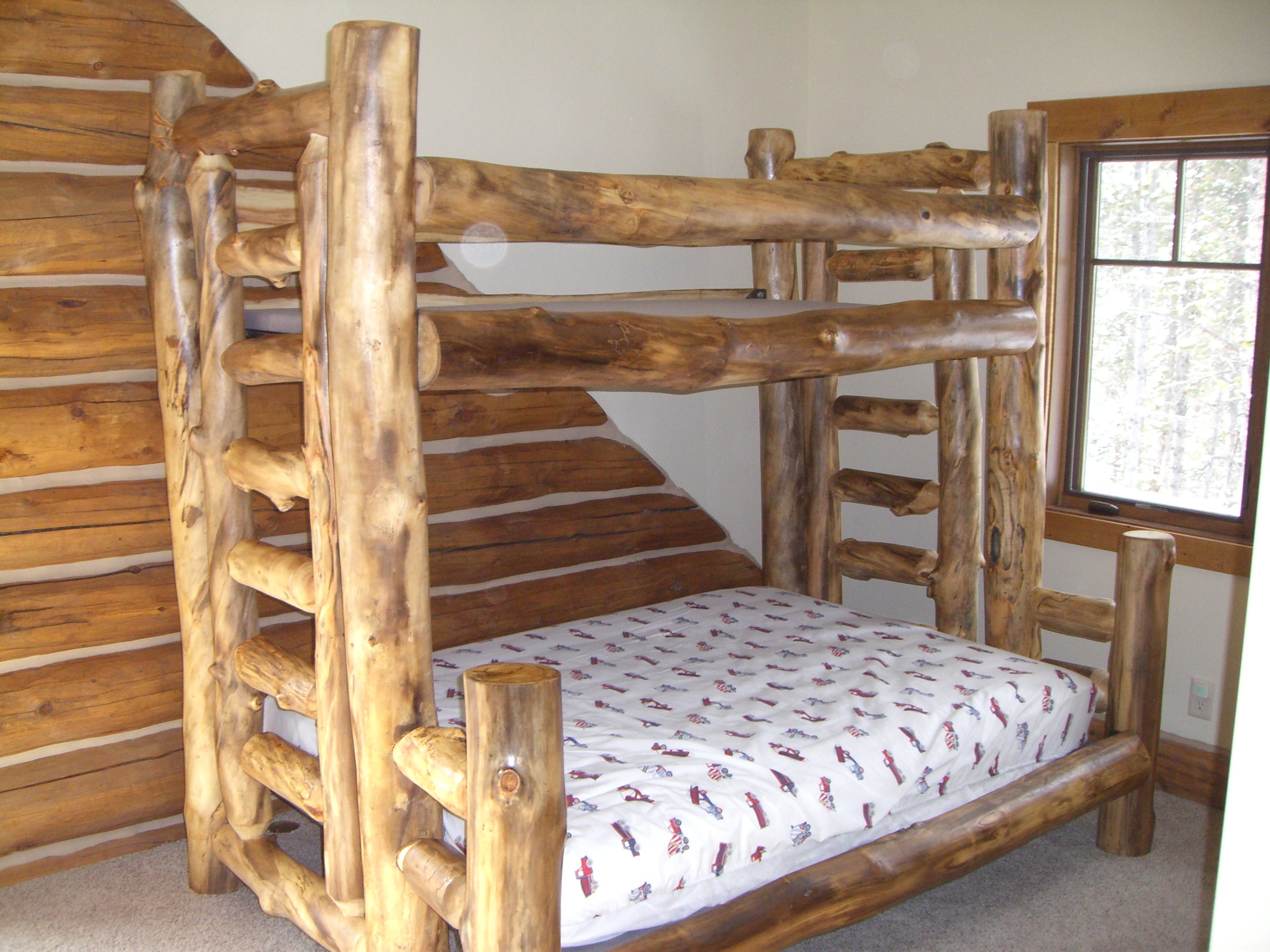 Aspen Log Gallery Alpine Furniture, Aspen Bunk Bed
