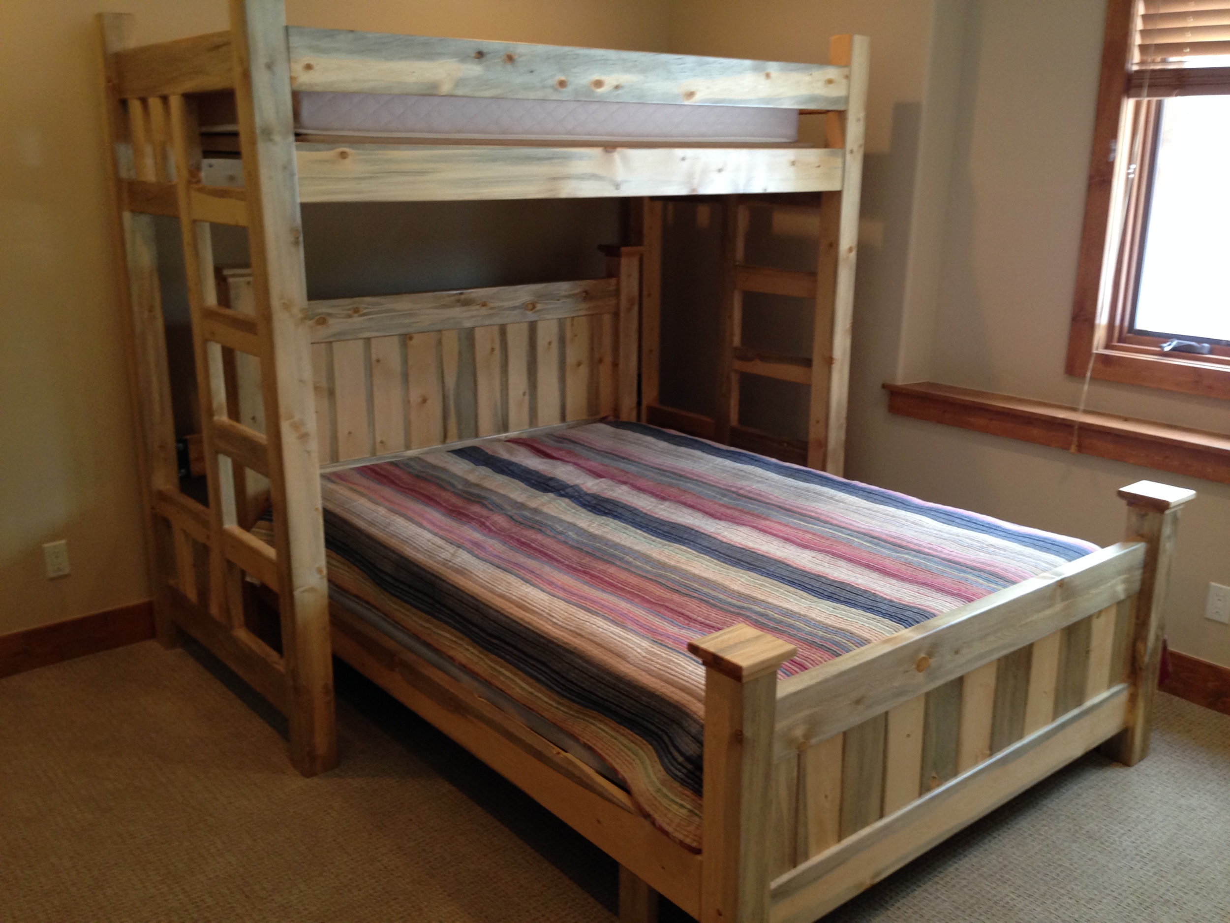 Twin Loft Bed with Queen Cloud City Bed