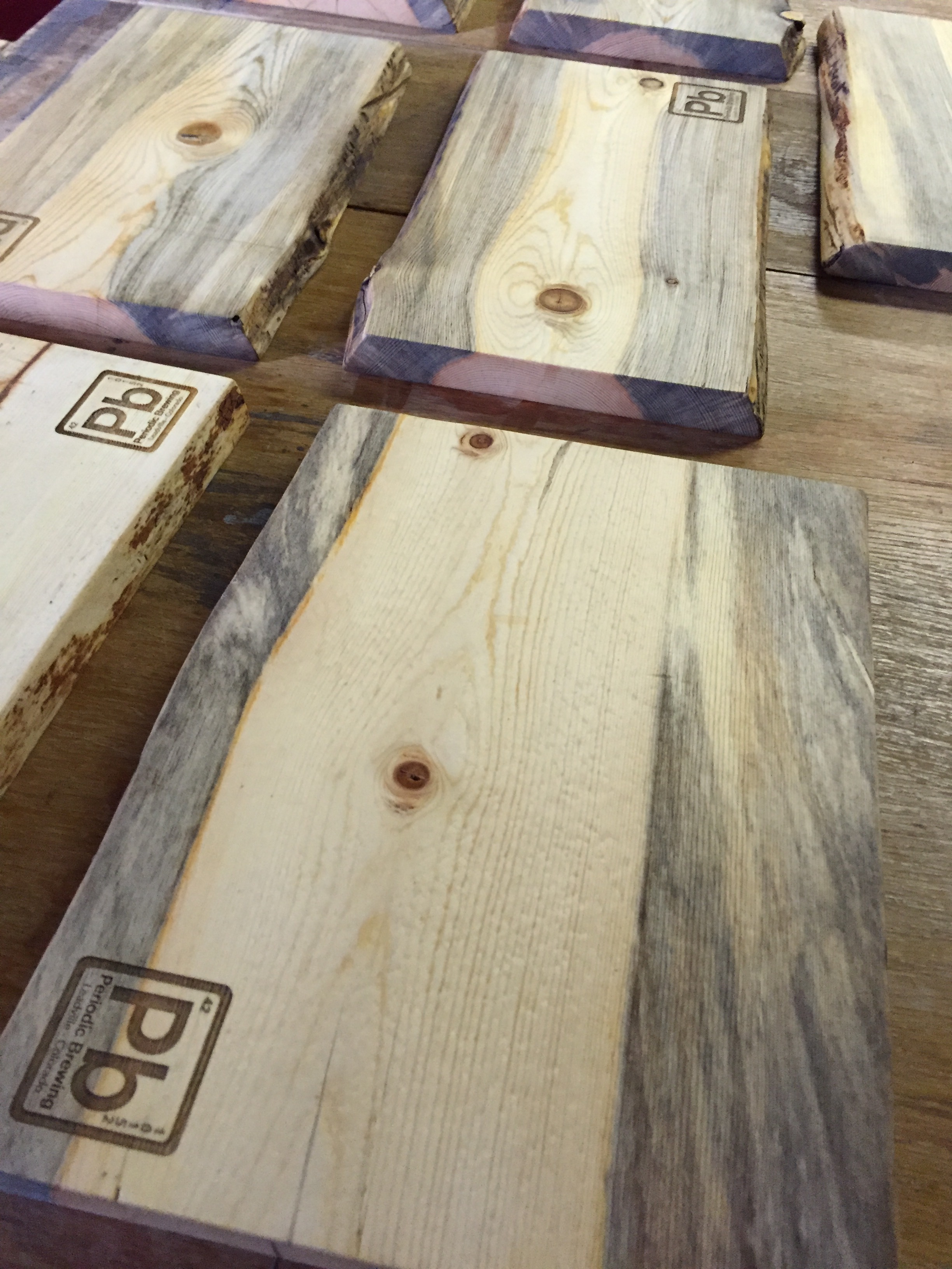 Serving Boards for Periodic Brewing