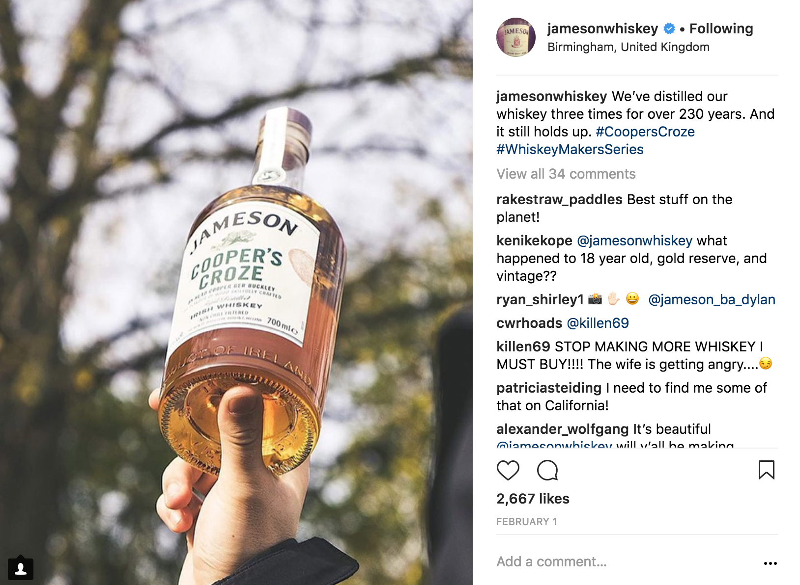 We've distilled our whiskey three times for over 230 years. And it still holds up.