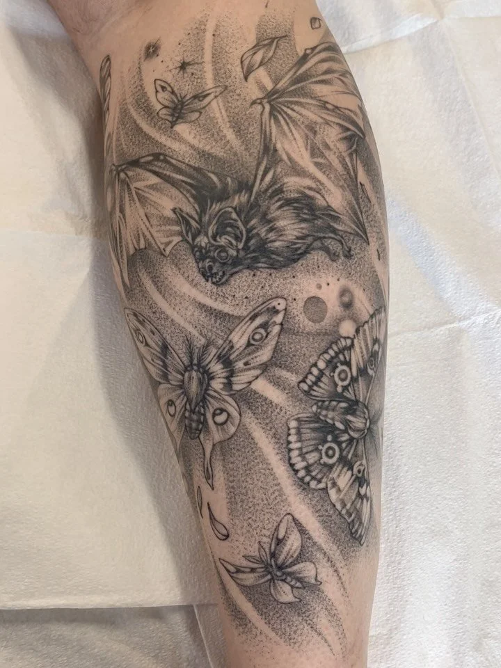 Love this bat chasing some moths around! ✊🏻