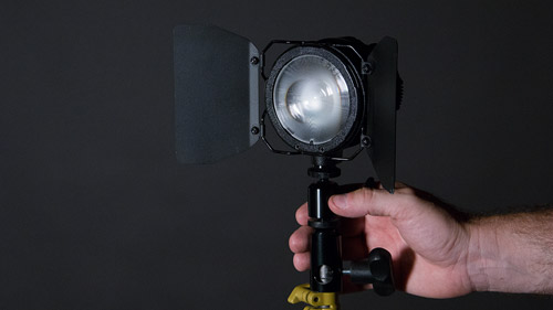 The Sola ENG is small but also has great kick. Run it on battery or AC. 